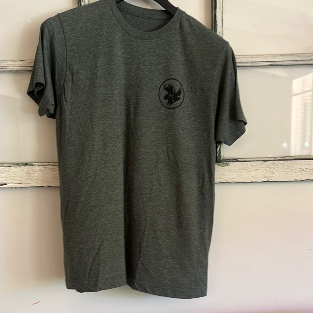 Green Short Sleeve Tee Classic Crew Neck
